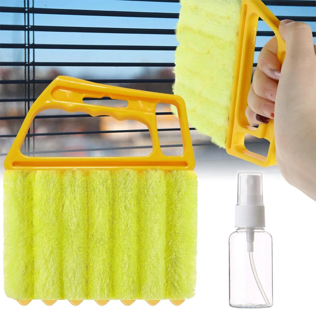 2-Pack Blind Cleaning Kit – Fiber Duster & Mist Spray Bottle