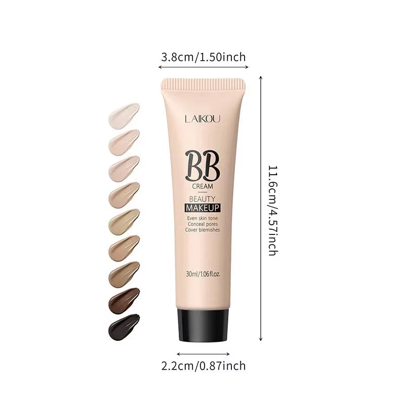 BB Cream Base Makeup Long Lasting Waterproof Brighten Skin Tone Cover