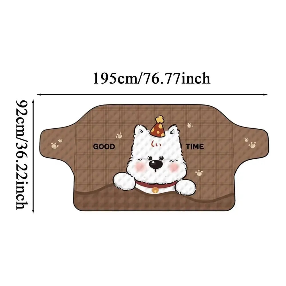 Windshield Car Snow Cover Sun-protective Universal Fit Sunshade UV Zpaxo