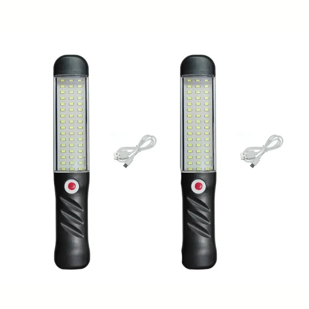 Magnetic LED Work Light – USB Rechargeable Flashlight & Hook
