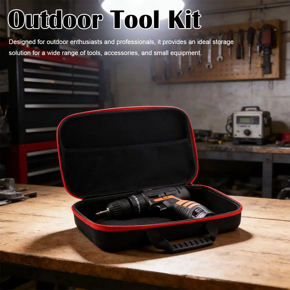 1/3pcs Portable Electric Drill Tool Storage Bag Oxford Cloth Electrician Hardware Organizer Pouch Multipurpose Drill Tool Carryi Zpaxo