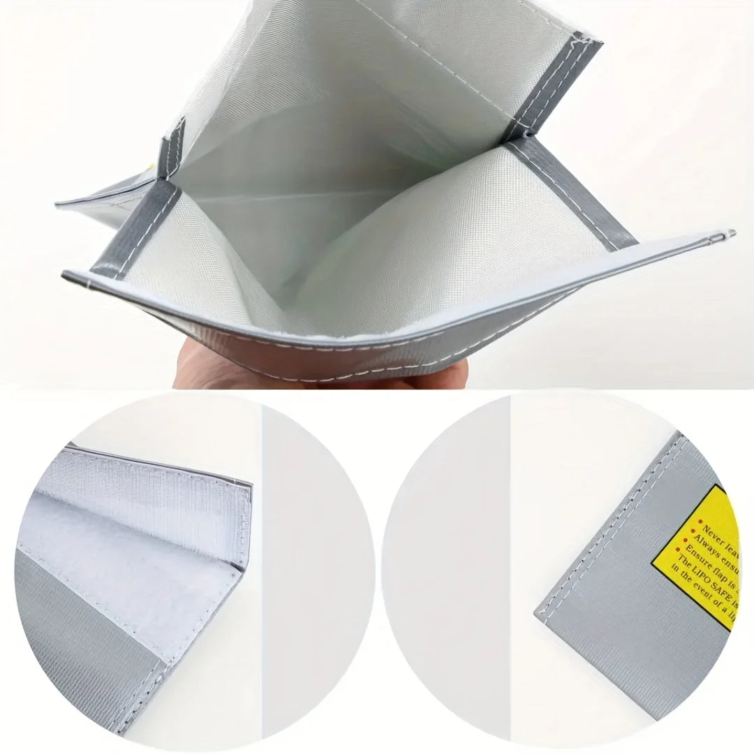 Lithium Battery Explosion Proof Bag Temperature Resistant Storage