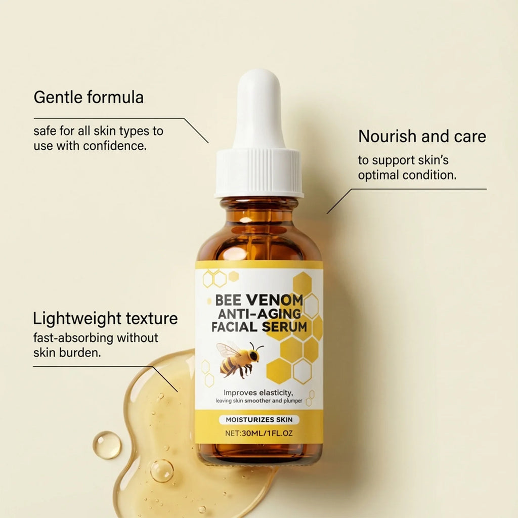 Bee Venom Firming Facial Serum – Anti-Aging & Wrinkles Anti-Aging Face Serum Zpaxo