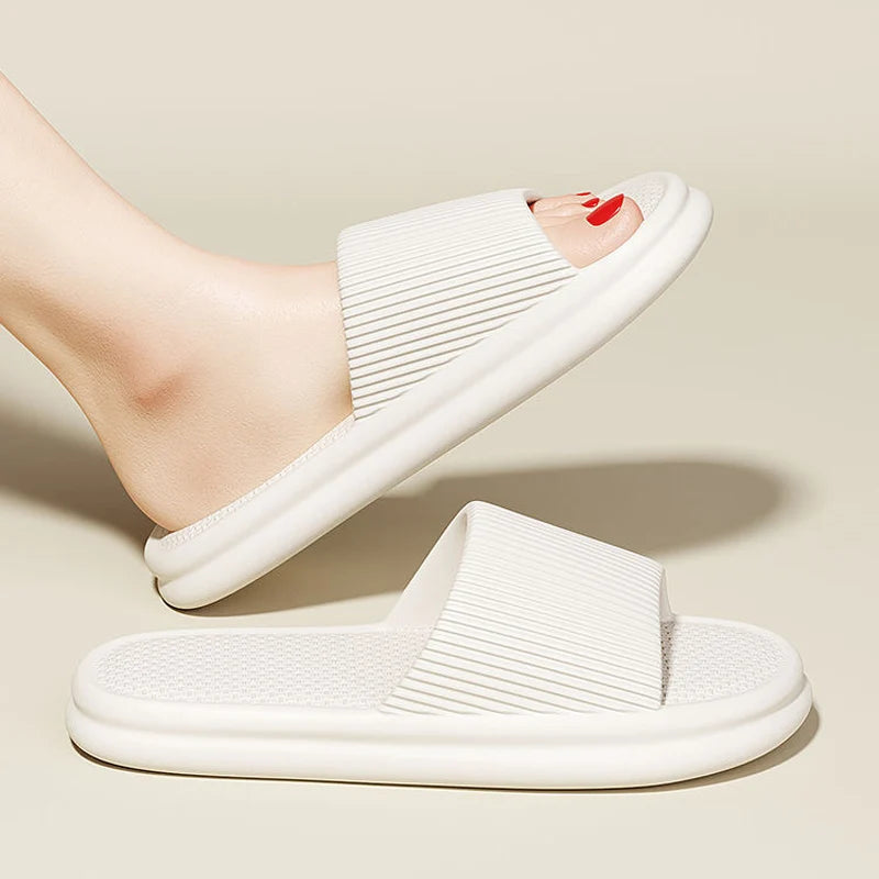 Summer Slippers Women Men Soft Lightweight Indoor Home Slides Cloud