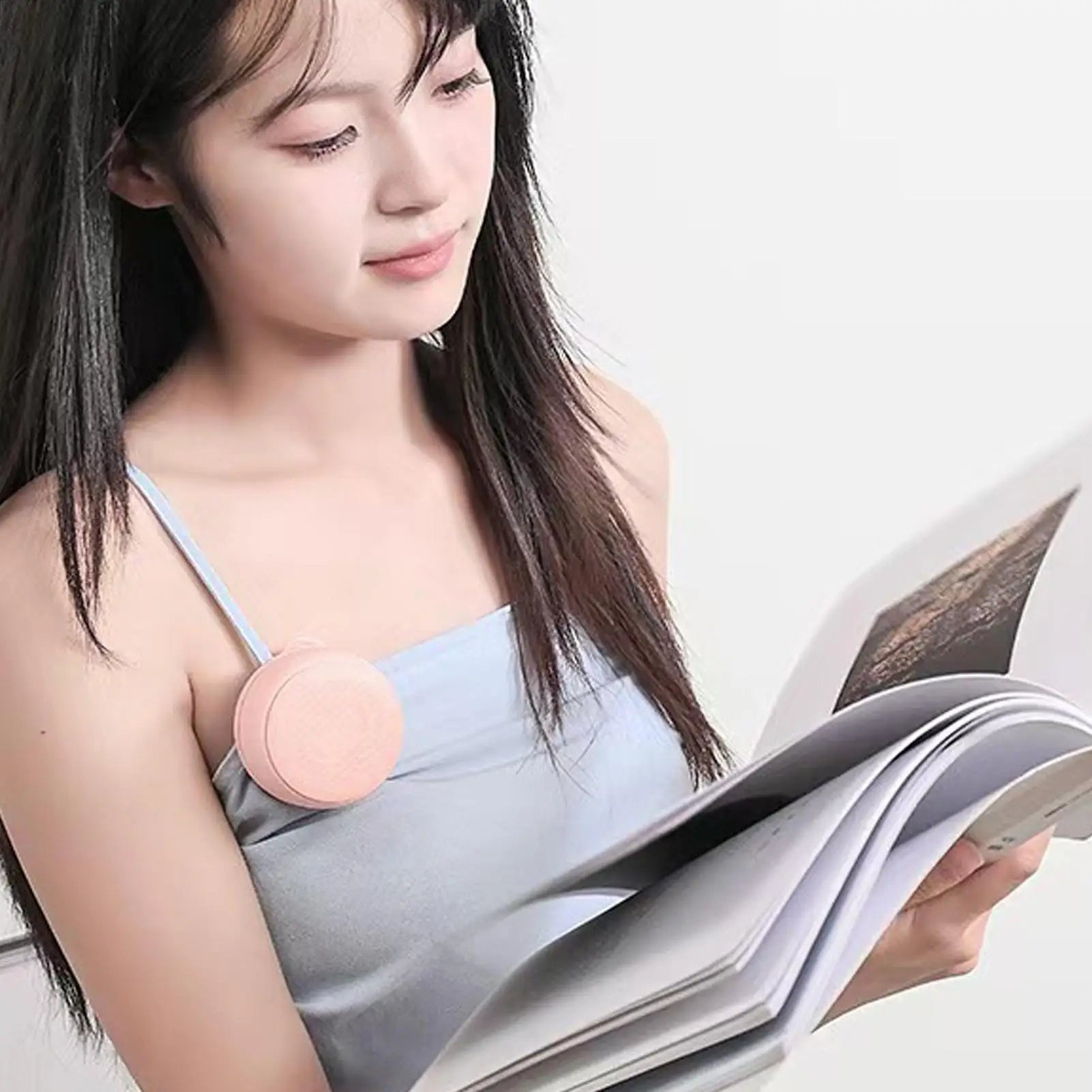 Clip Fan Quiet Rechargeable Handheld Personal Cooling Small Clip Fan For Bag Shirt Waist Neck Travel Outdoor Summer Beach Home Zpaxo