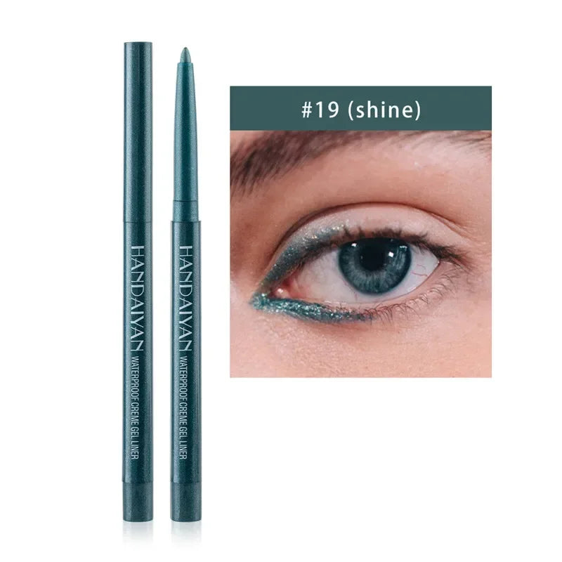 Matte Colorful Eye Liner Pen 20 Colors Eyeliner Gel Pencils Long Zpaxo 19