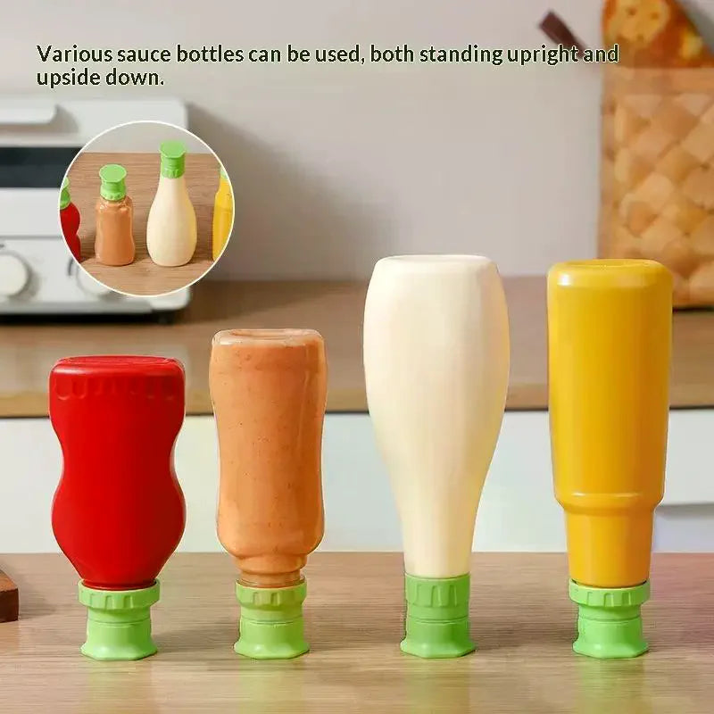 Food Grade PP Salad Dressing Dispenser Sauce Squeeze Bottle Lids Zpaxo