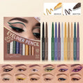Box Black Gold Eyeliner Pencil Long-lasting Waterproof Pigment Green