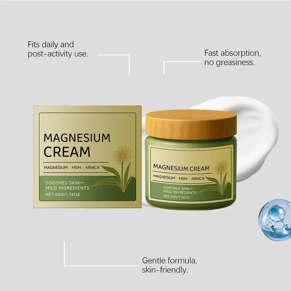Magnesium 2-in-1 Face & Body Cream 50g – All Skin Types Face & Body Cream Zpaxo
