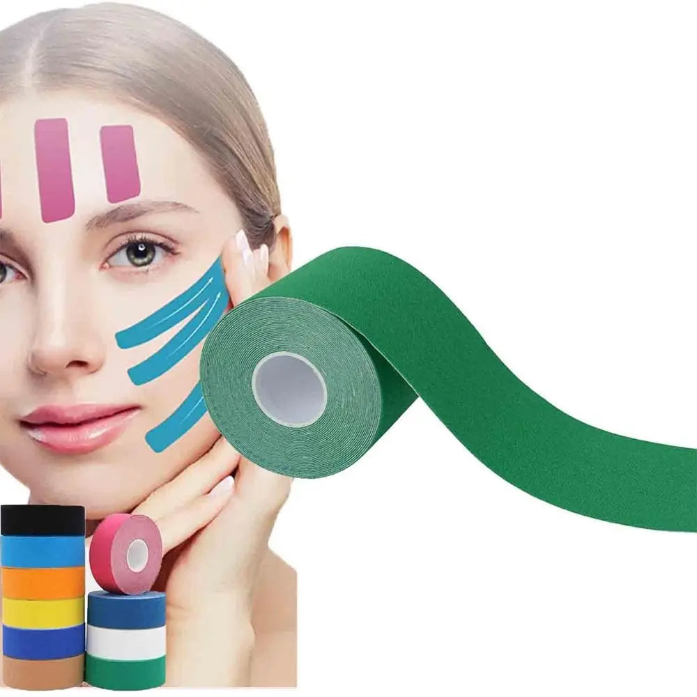Hot Toning Japanese Face Tape Firming Anti-Wrinkle Face Toning Belts Tightening Skin Face Lift Tape Unisex Zpaxo