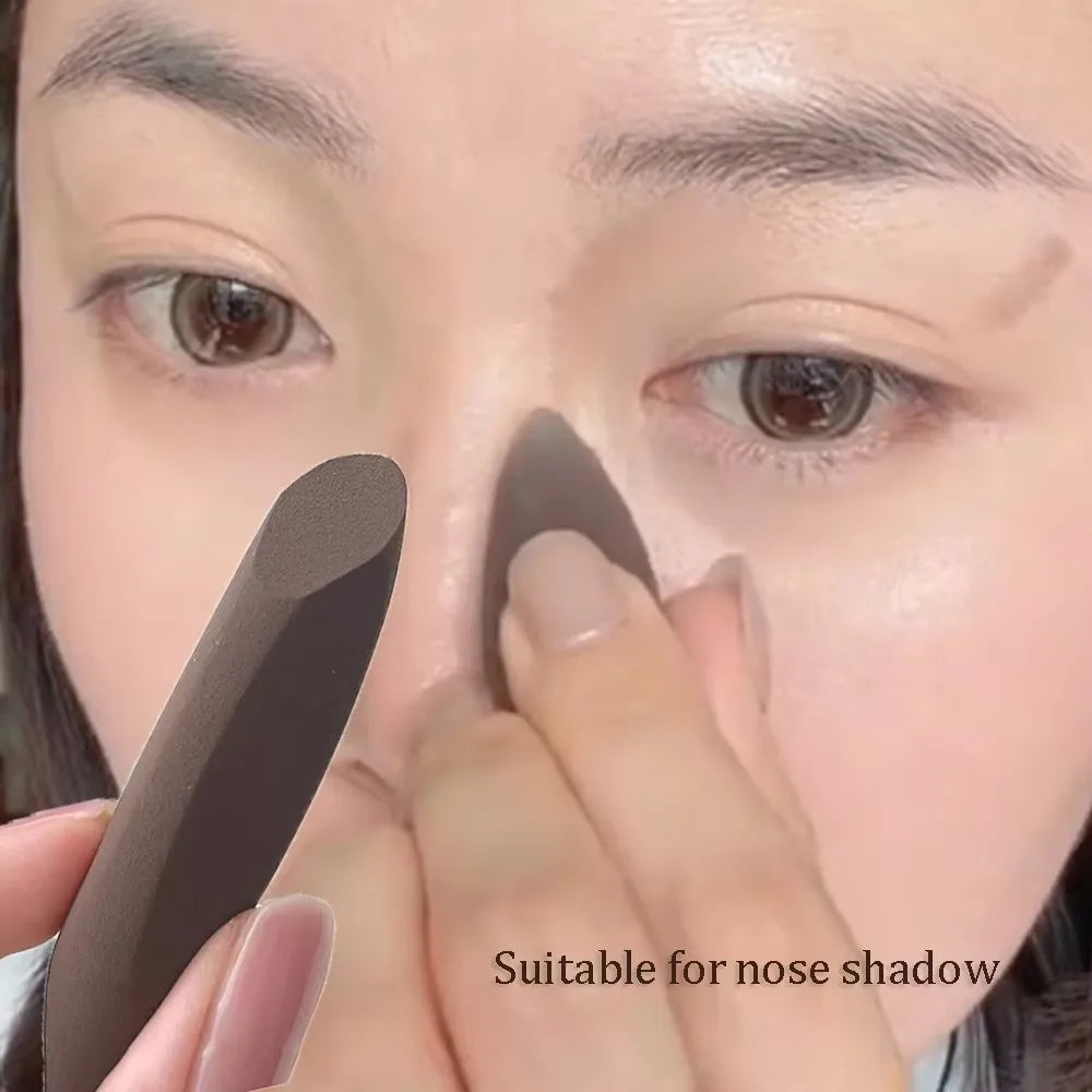 New Detailed Beauty Blending Sponge Brightening Extra-Soft Cosmetic Puff Fingertip Shaped Washable Makeup Sponge Beauty Routine Zpaxo