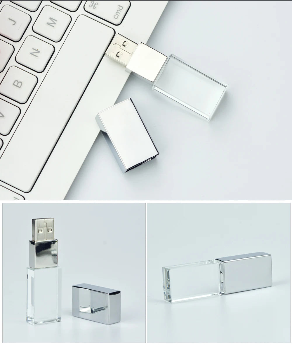 ZSUIT SJCK New 10pcs/lot Crystal USB Flash Drive 16GB 32G 64GB Bright Colors U Disk Memory Stick Cle Usb 128GB Pen Drive 8GB Fre Zpaxo