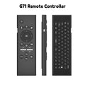 G71 BT Remote Control With Mini Keyboard Battery 2.4G Wireless Voice Remote Controller For Samsung Smart TV 2019-2024 Zpaxo G71