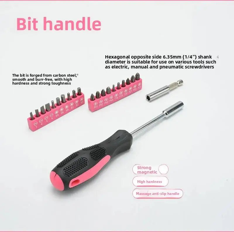 39Pcs Combination Tool Set Multifunctional Household Hardware Hand Tools Kit for Home Repair Zpaxo