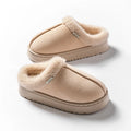 Fashion Women Fluffy Slippers Autumn Winter Indoor EVA Thick Sole