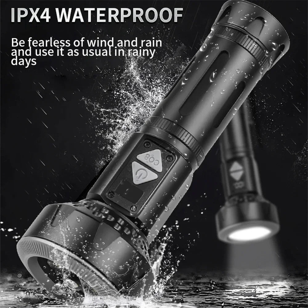 POCKETMAN 3800 Lumen Tactical Flashlight | 8-Mode USB-C Torch