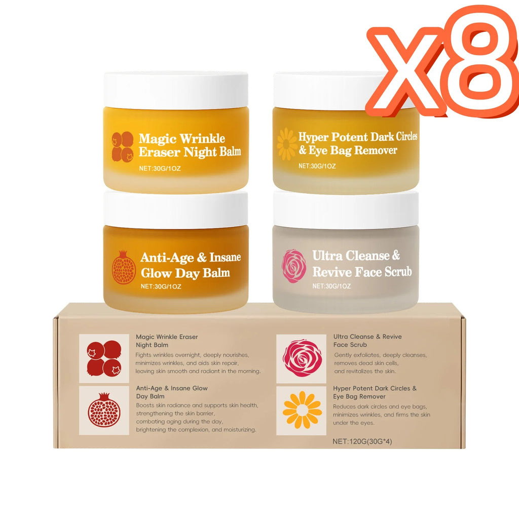 Day & Night Skincare Set – Moisturizing, Brightening & Eye Cream Skincare Set Zpaxo 8x4x30g