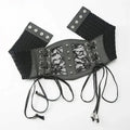 Women's Retro Elastic Lace Corset Belt – Gothic Punk Waist Girdle Lace Corset Belt Zpaxo YD009