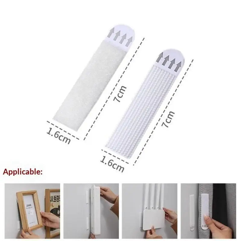 Heavy-Duty Removable Double-Sided Mounting Strips 4/12 Pack Mounting Adhesive Strips Zpaxo A3