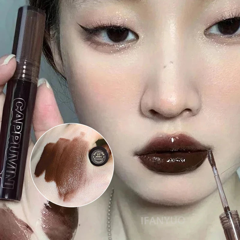 7 Colors Mirror Watery Lip Gloss Moisturizing Nature Hydrating Liquid