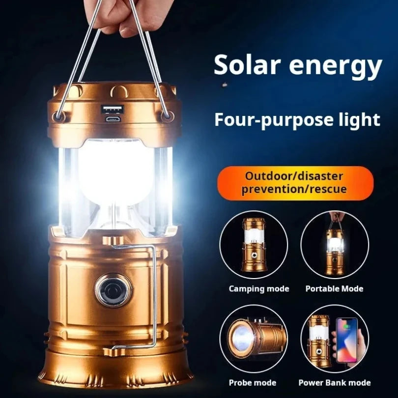 Camping light, solar multifunctional camping light, tent light, work light, outdoor lighting, portable horse light Zpaxo
