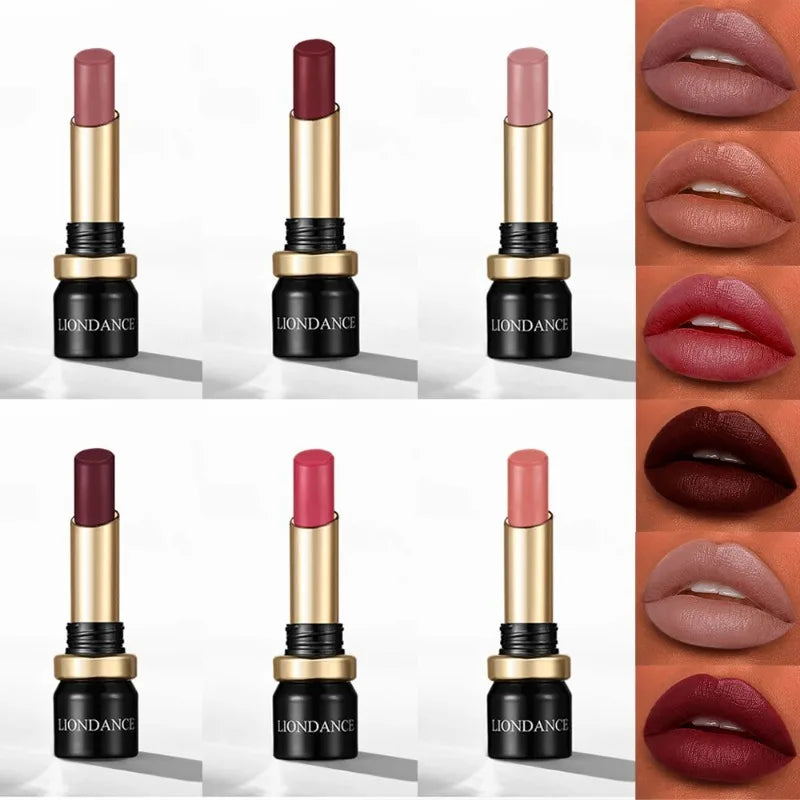 Velvet Matte Lipstick Soft Pigment Waterproof Long Lasting Lip Gloss