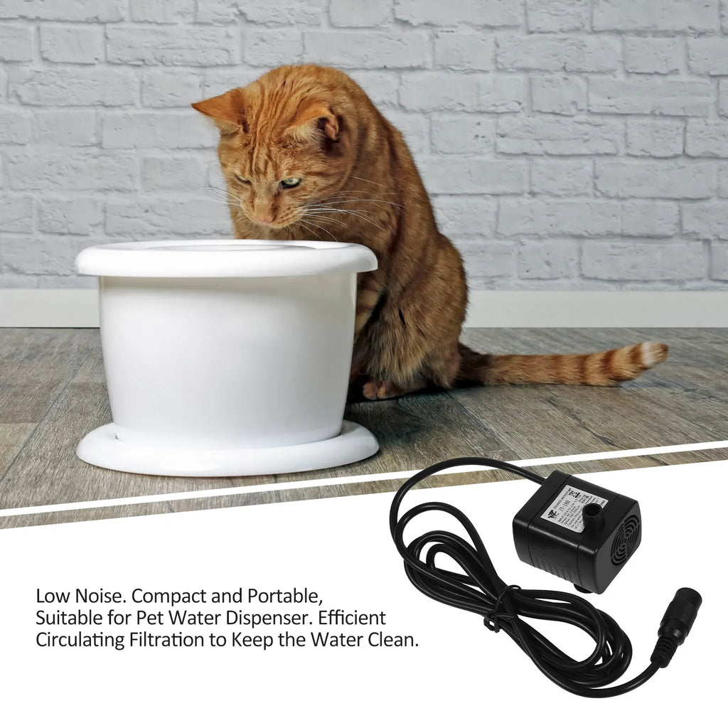 Brushless Mini Submersible Pump Quiet Stable Operation Pet Drinking
