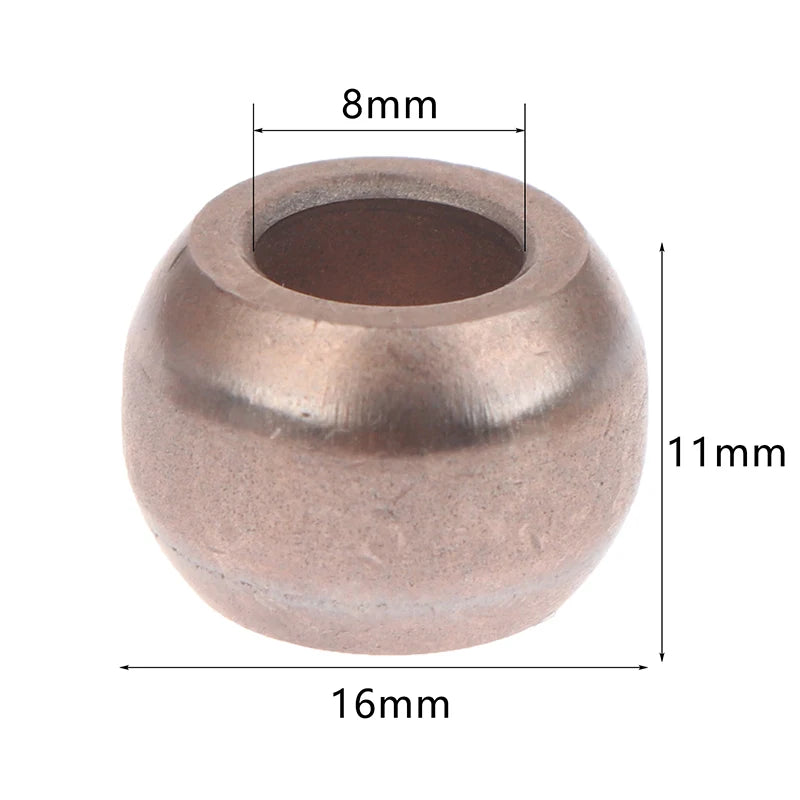 8x16x11mm Oil-Bearing Sintered Bushings – 5/10 Pack | ZC0021