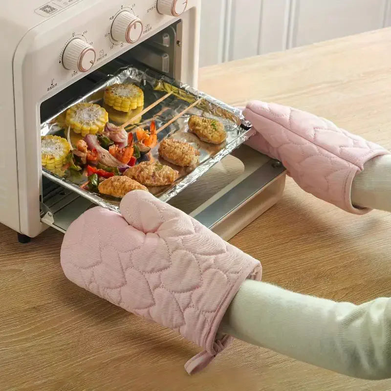 Kitchen Potholders Pad Stove Oven Gloves Mitts Heat Resistant Thermal Zpaxo Default Title