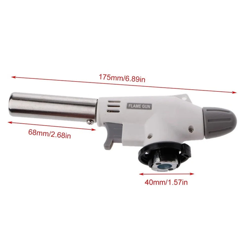 1 2 Welding Gas Burner Flame Torch Gun Blowtorch Cooking Soldering