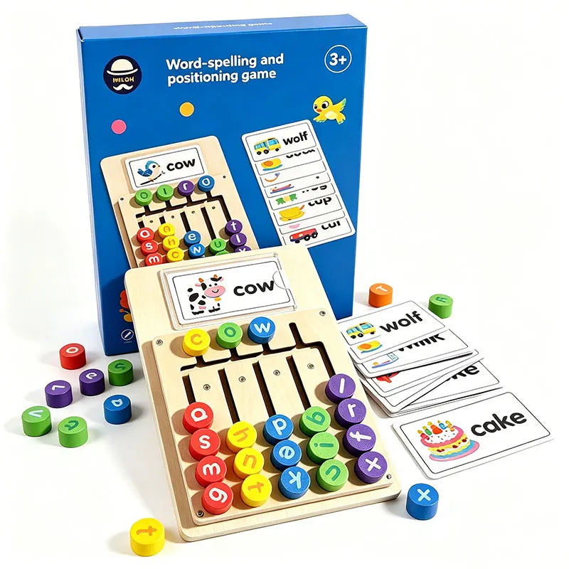 Educational Letter Matching Toy Featuring Spelling Board 12
