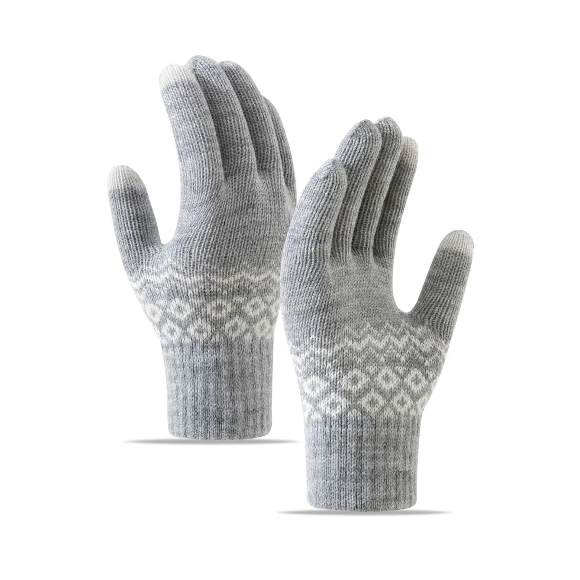 Unisex Knit Touch Screen Winter Gloves – Cycling & Skiing