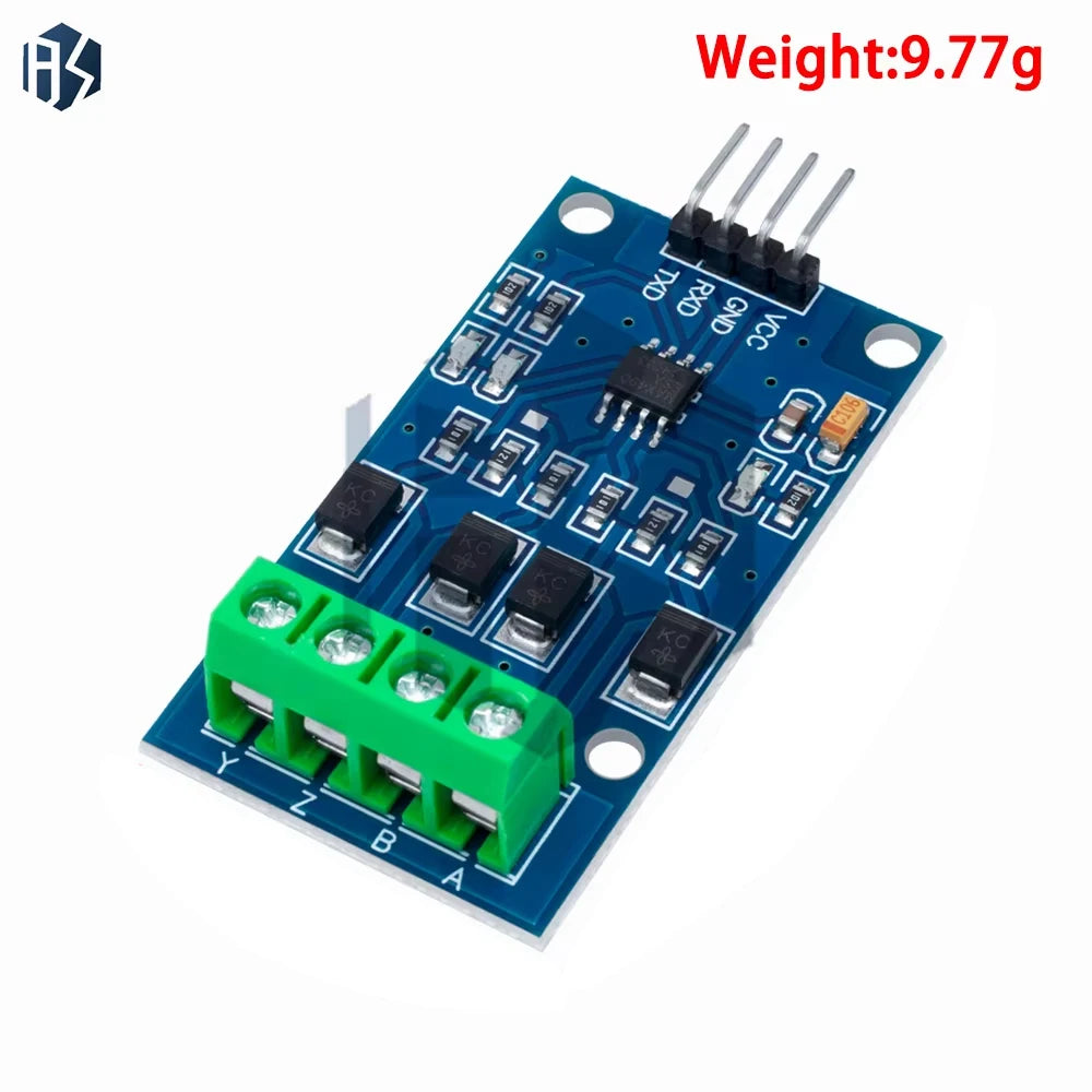 ‌"MAX490 RS422 to TTL Converter Module - Full Duplex Bidirectional Communication Board with 5V Logic Level Support Zpaxo