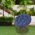 Seat Cushion Pillow Hammock Chair Pad Multipurpose Replacement Patio Chair Mat Hanging Basket Chair Cushion for Wicker Chair Zpaxo Blue