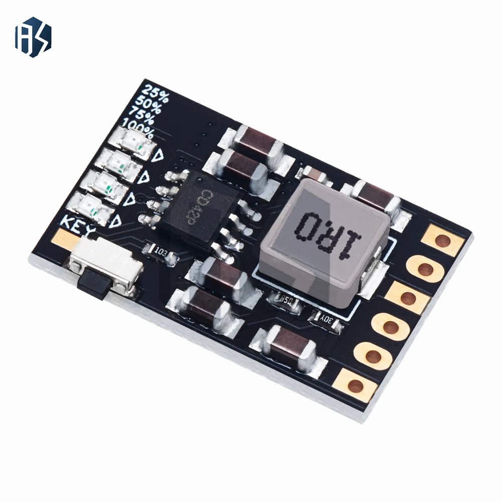 CD42 2-in-1 Battery Module - 3.7V Li-ion Charging & 5V Boost Conversion Integrated Management Zpaxo