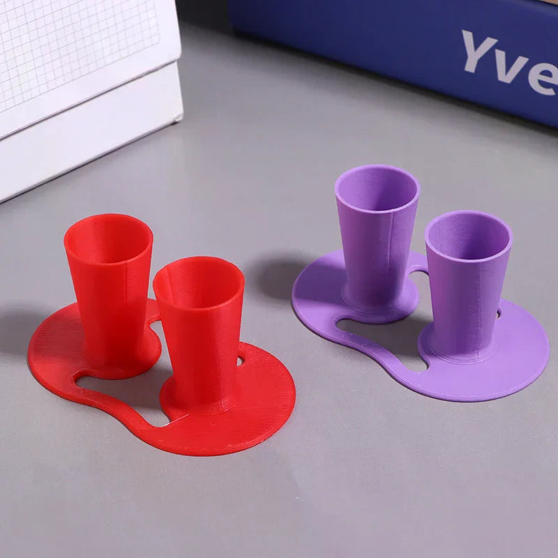 Inverted Glue Bottle Stand Holder Non-slip Base Office And Home Storage Unit For Glue Bottles Drip-free Stain-proof Design Tool Zpaxo