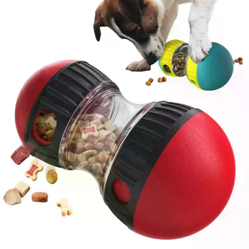 Pet Toys Elliptical Track Rolling Increase Intelligence Ball Leaky Zpaxo