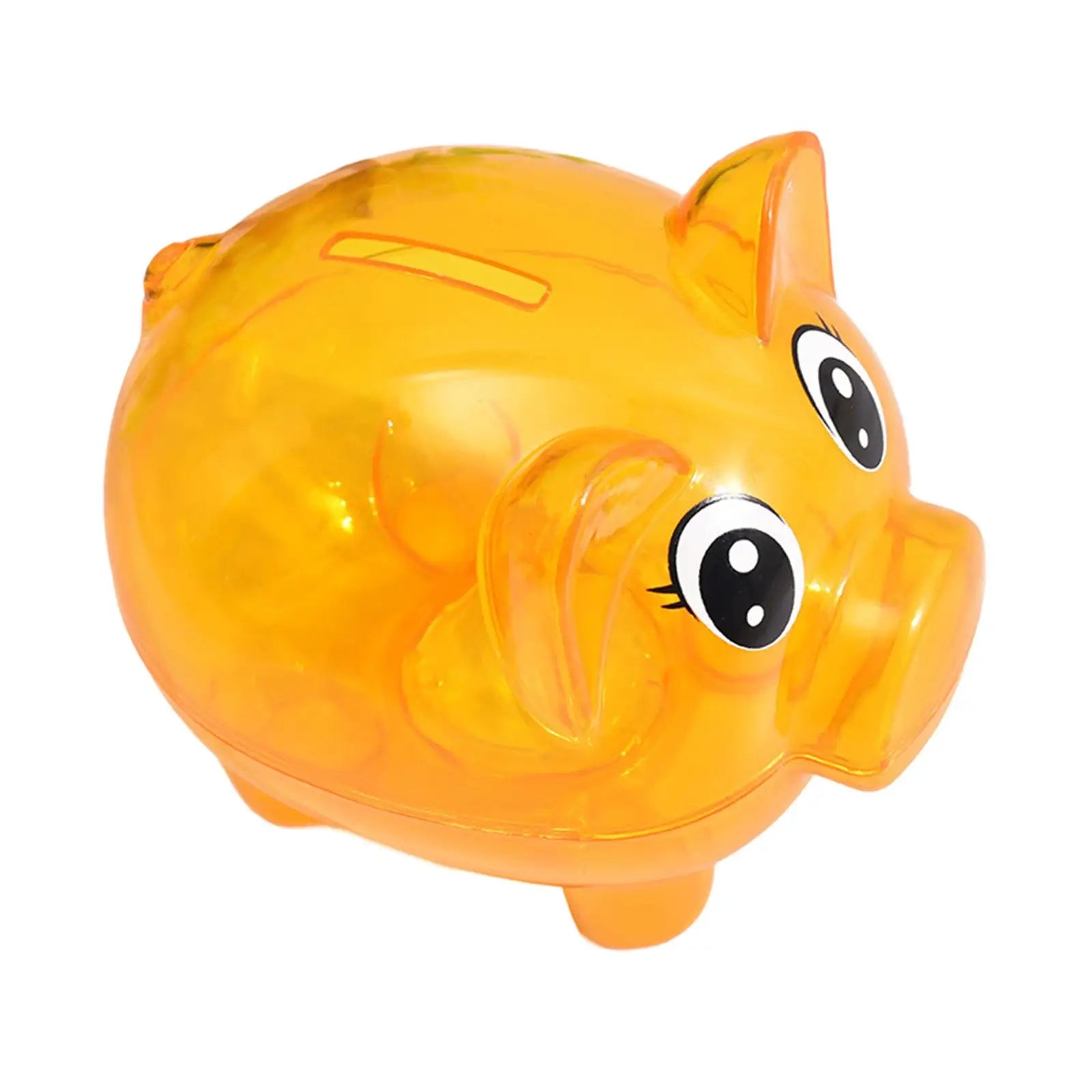 Piggy Bank Decorative Tabletop Ornament Storage Can Festival Gift Money Saving Pot Animal Money Bank Pig Statue for Kids Zpaxo YELLOW