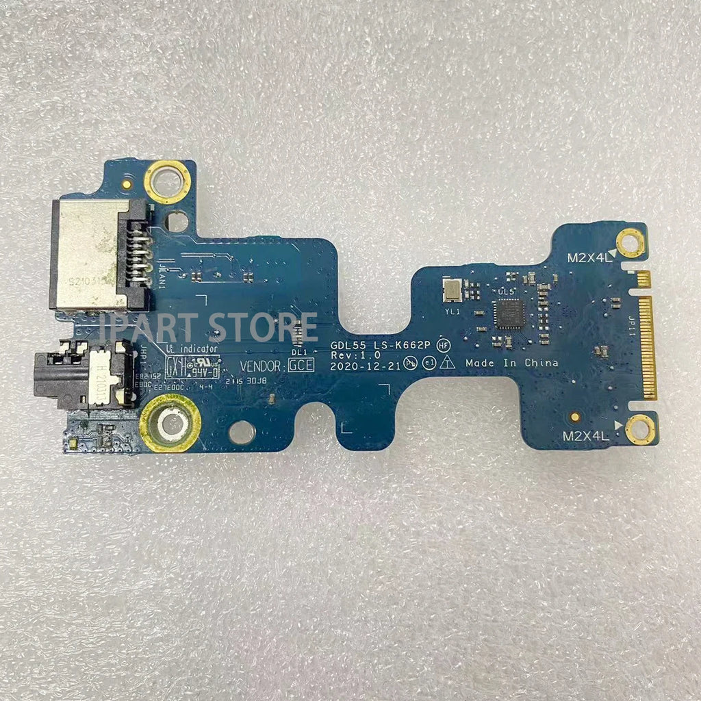 Dell Inspiron G15 5510 5511 Audio Ethernet LAN PORT IO Board GDL55