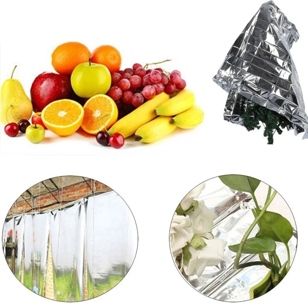 20- Silver Mylar Reflective Films 210x120cm Film Grow Foil Tent Zpaxo