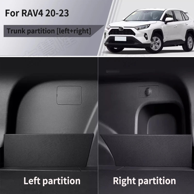 Suitable For TOYOTA RAV4 2013-2023 Leling Trunk Partition Interior Decoration Car Supplies Storage and Storage Box Zpaxo For RAV4 20-23