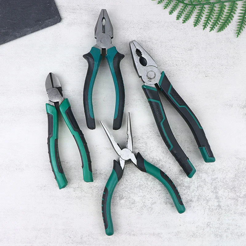 6 Steel Wire Pliers Multifunctional Pointed Nose Diagonal Crimper Zpaxo