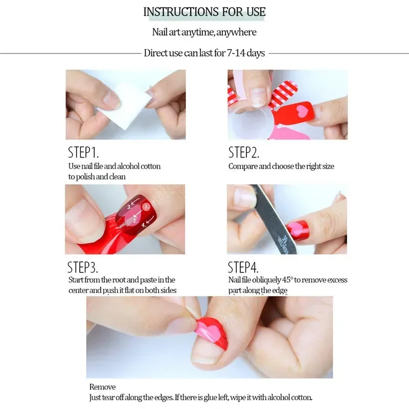 53 Colors Nail Polish Stickers Pure Color Strips Waterproof Adhesive Nail Full Sticker Environmental Protection DIY Nai Stickers Zpaxo