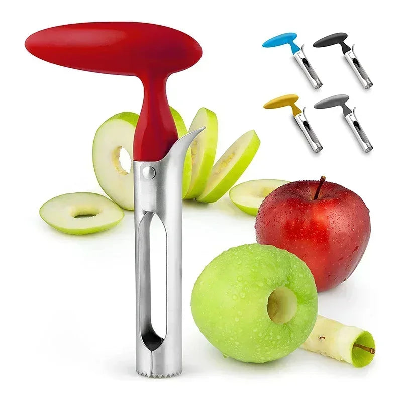 Stainless Steel Kitchen Premium Apple Corer Remover Apple Pears Seed Core Tool Fruit Cutter Seeder Slicer Knife Vegetable Tools Zpaxo