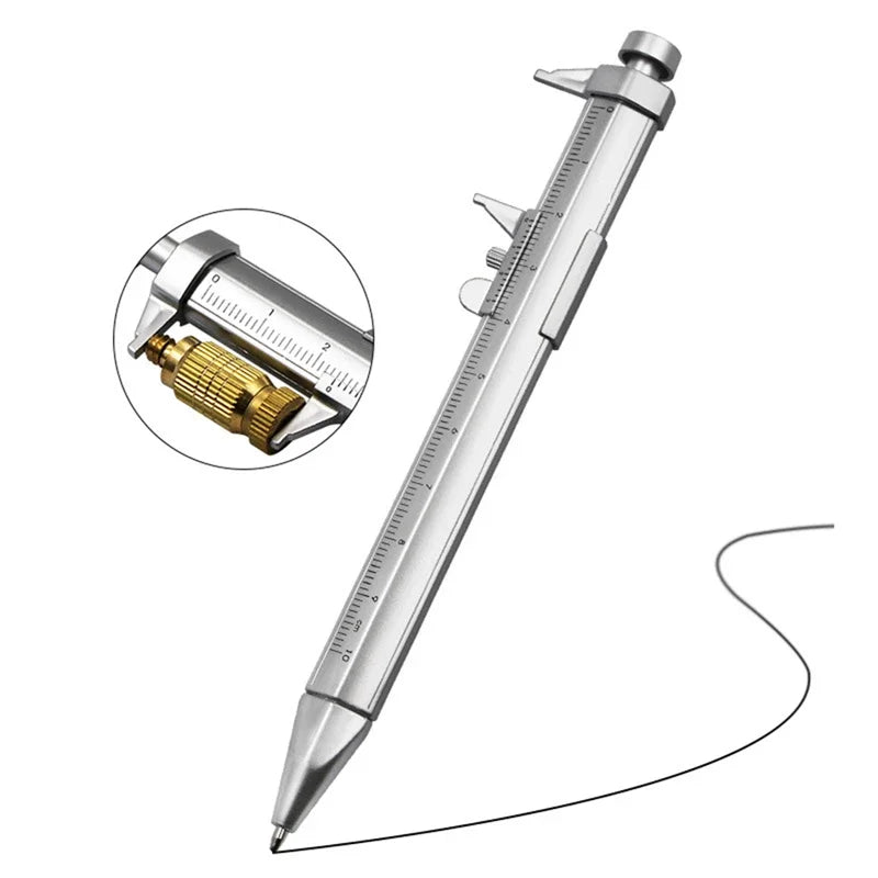 Multifunction Caliper Pen Ball-point Ballpoint Gel Ink Vernier Roller Zpaxo