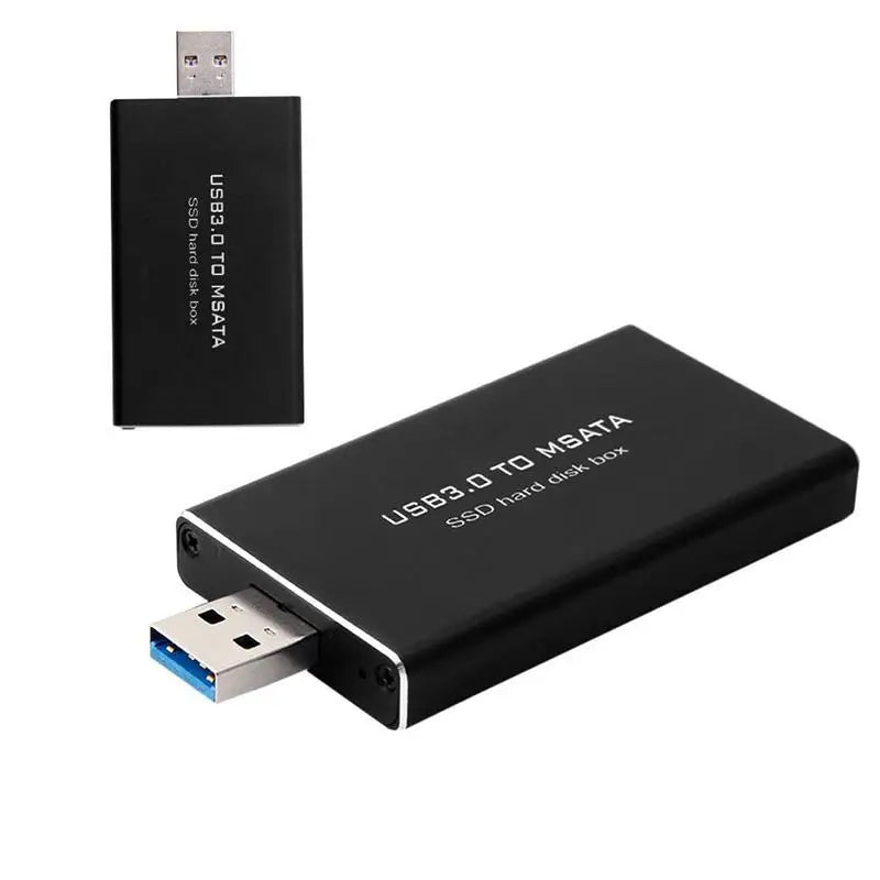 652F USB to mSATA SSD Hard Disk Box Converter Adapter Enclosure External for Case Zpaxo
