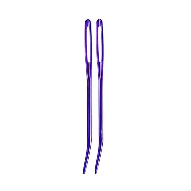 20x Large Eye Curved Needle Sewing Easy Threa Stitching