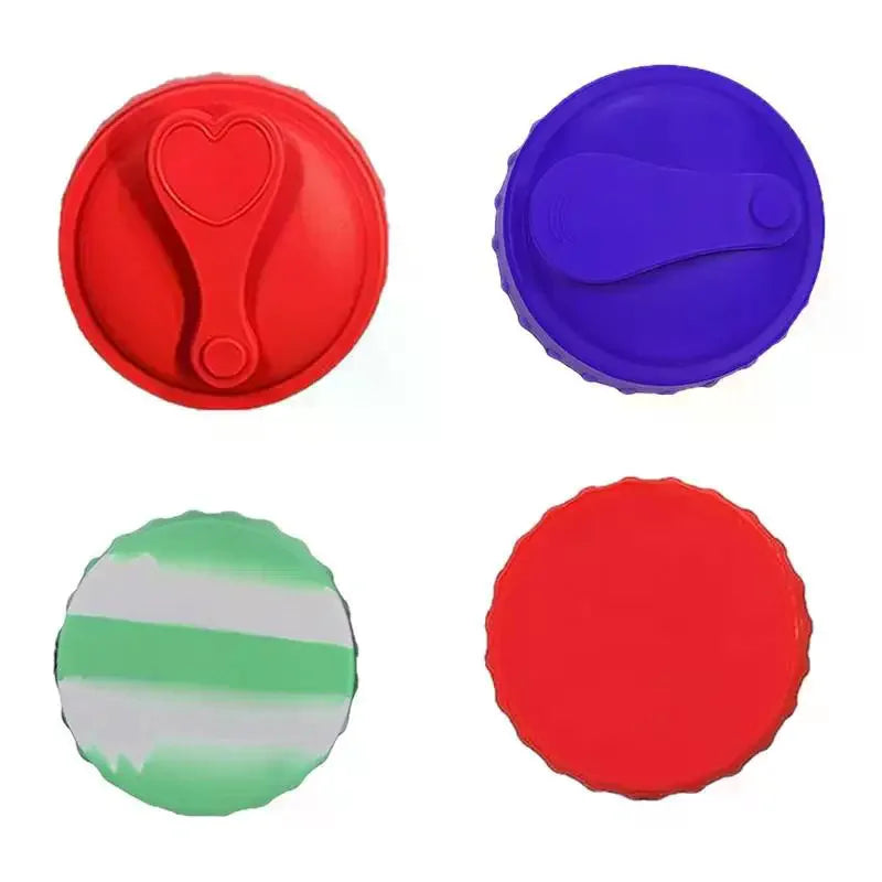 Silicone Soda Can Lid Reusable Stopper Beer Drinks Juice Standard Zpaxo