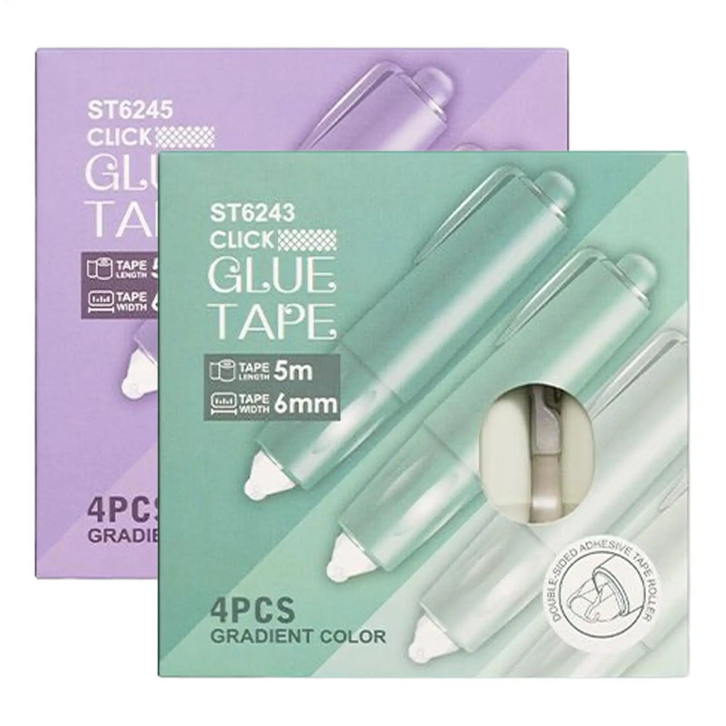 Tape Runner Double Sided Adhesive Dispenser Refillable Clean Removal