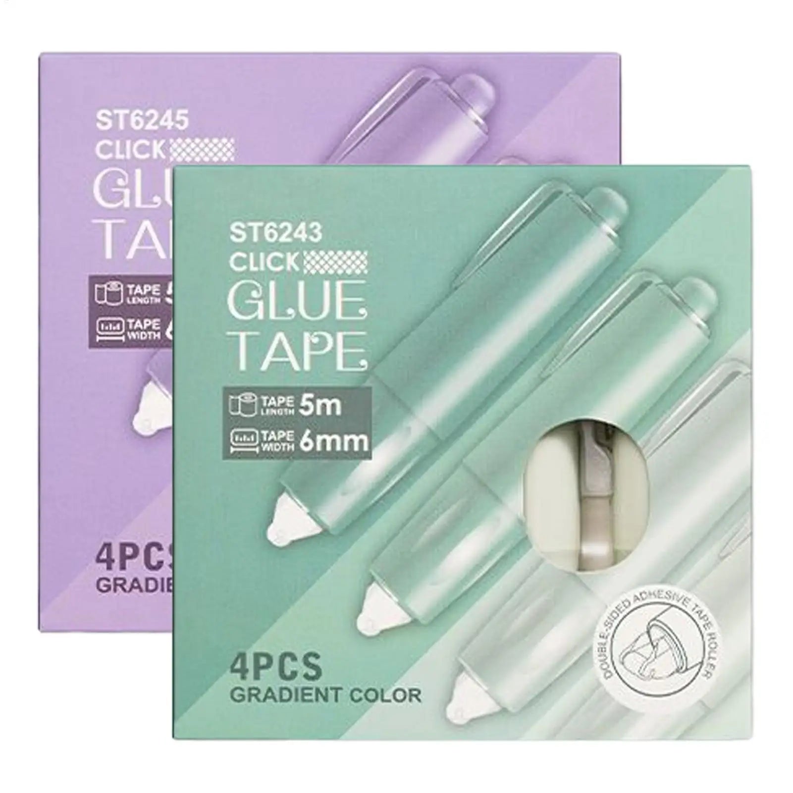 Tape Runner Double Sided Adhesive Dispenser Refillable Clean Removal
